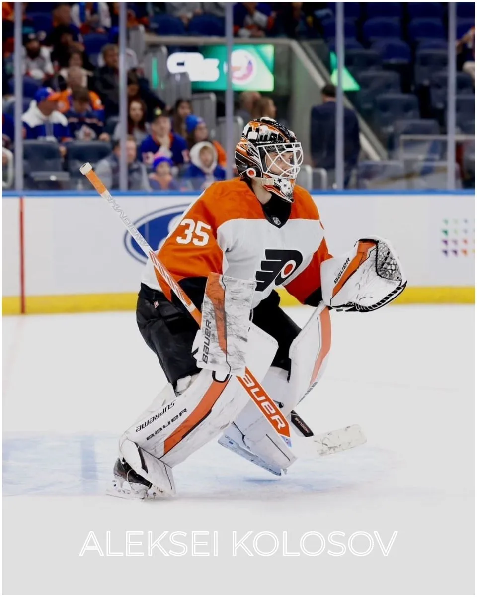 Report: Flyers goaltender Aleksei Kolosov heading back to the KHL