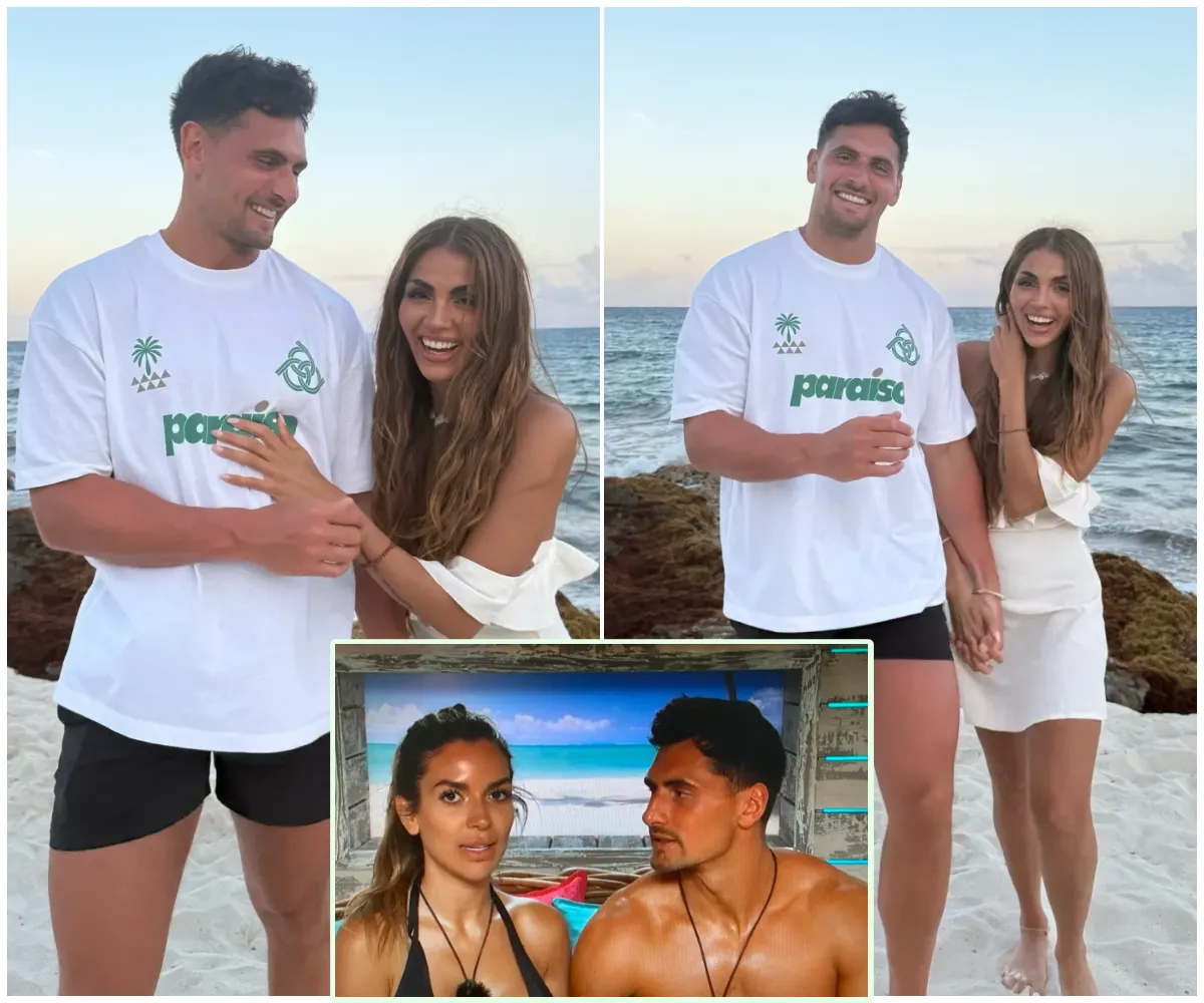 Love Island’s Jay Younger goes public with stunning lookalike girlfriend in rare romantic snaps from luxury Mexican getaway – fans go wild over her striking resemblance to ex-flame Ekin-Su - suong