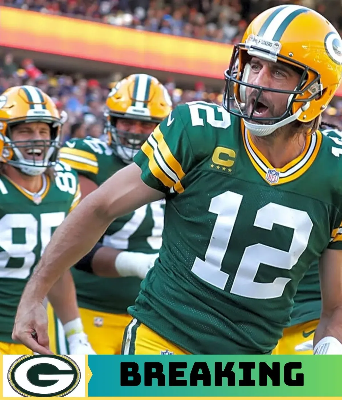 Aaron Rodgers teases possibility of retiring with Packers