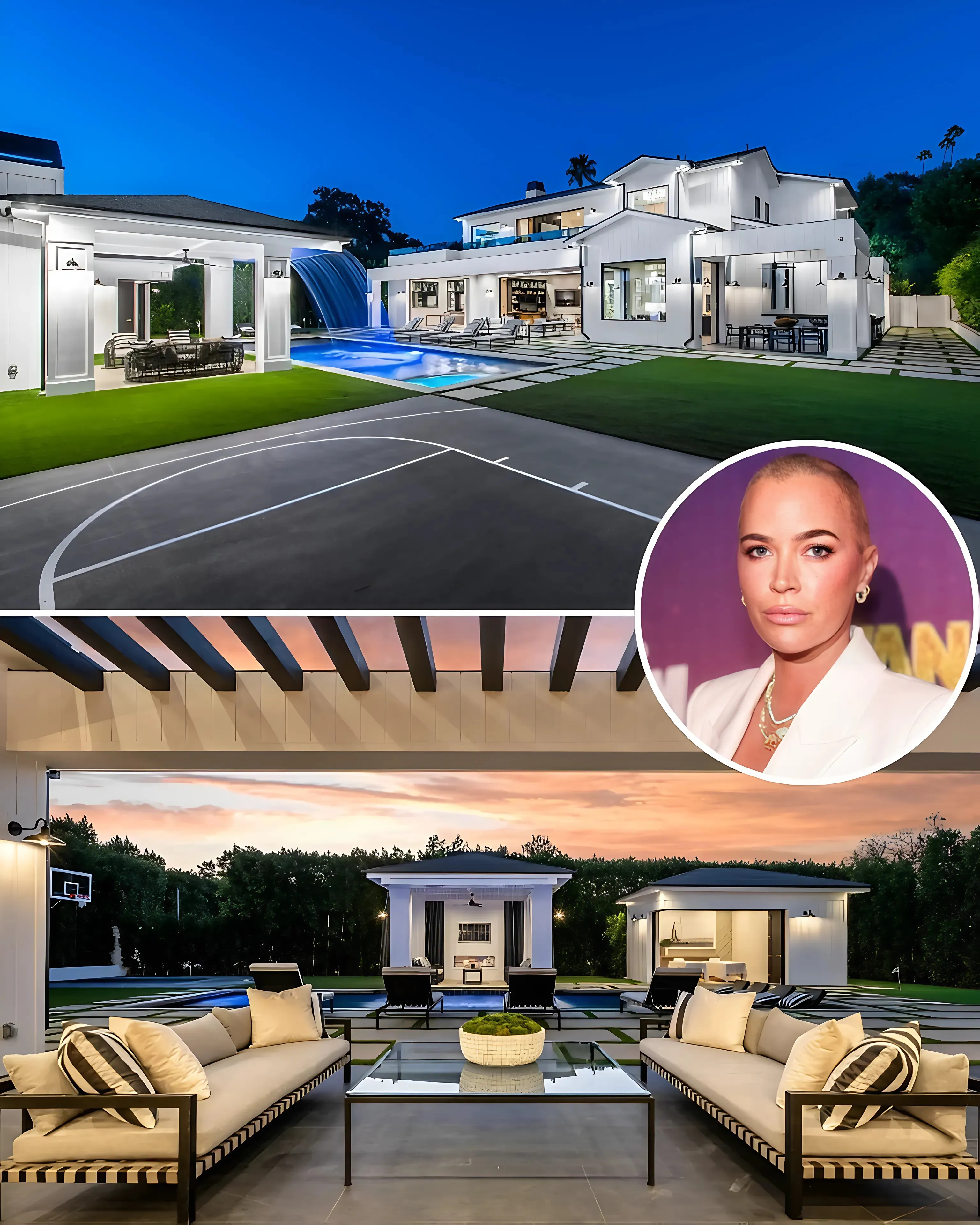 Inside RHOBH alumna Teddi Mellencamp’s $6.5m LA mansion featuring a massive pool and huge basketball court