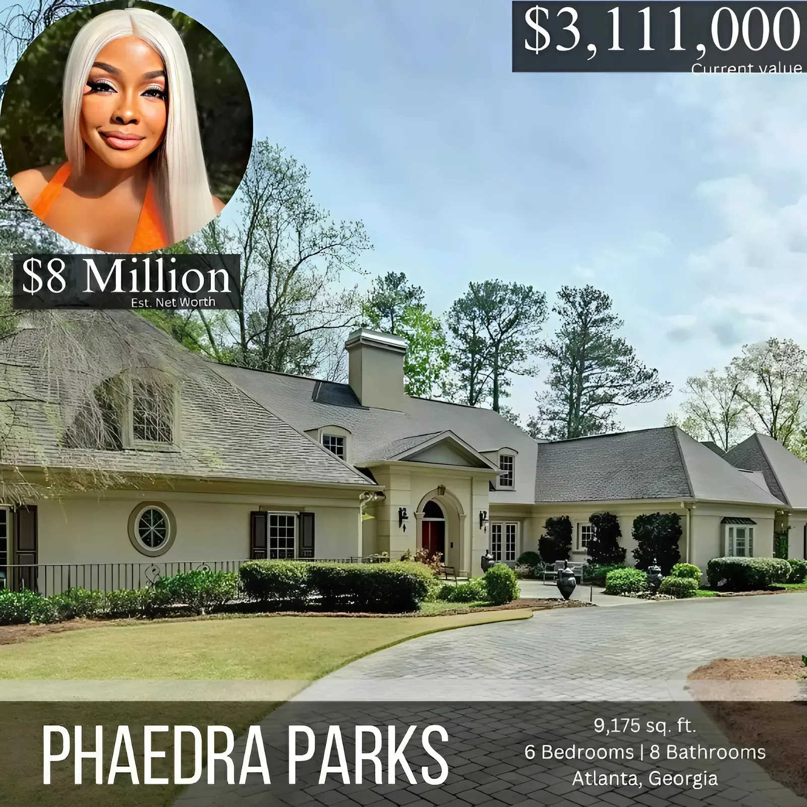 Inside Phaedra Parks’ Luxe Six-Bedroom Atlanta Mansion—Versace Patio, Marble Glam & Steampunk Flair! Inside Phaedra Parks’ Luxe Six-Bedroom Atlanta Mansion—Versace Patio, Marble Glam & Steampunk Flair!