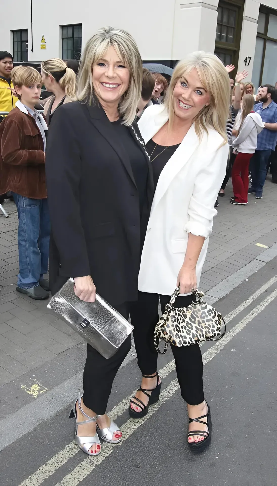 Ruth Langsford enjoys a girls' night out with Amanda Holden and Lucy Alexander in London as she shakes off Eamonn Holmes divorce battle
