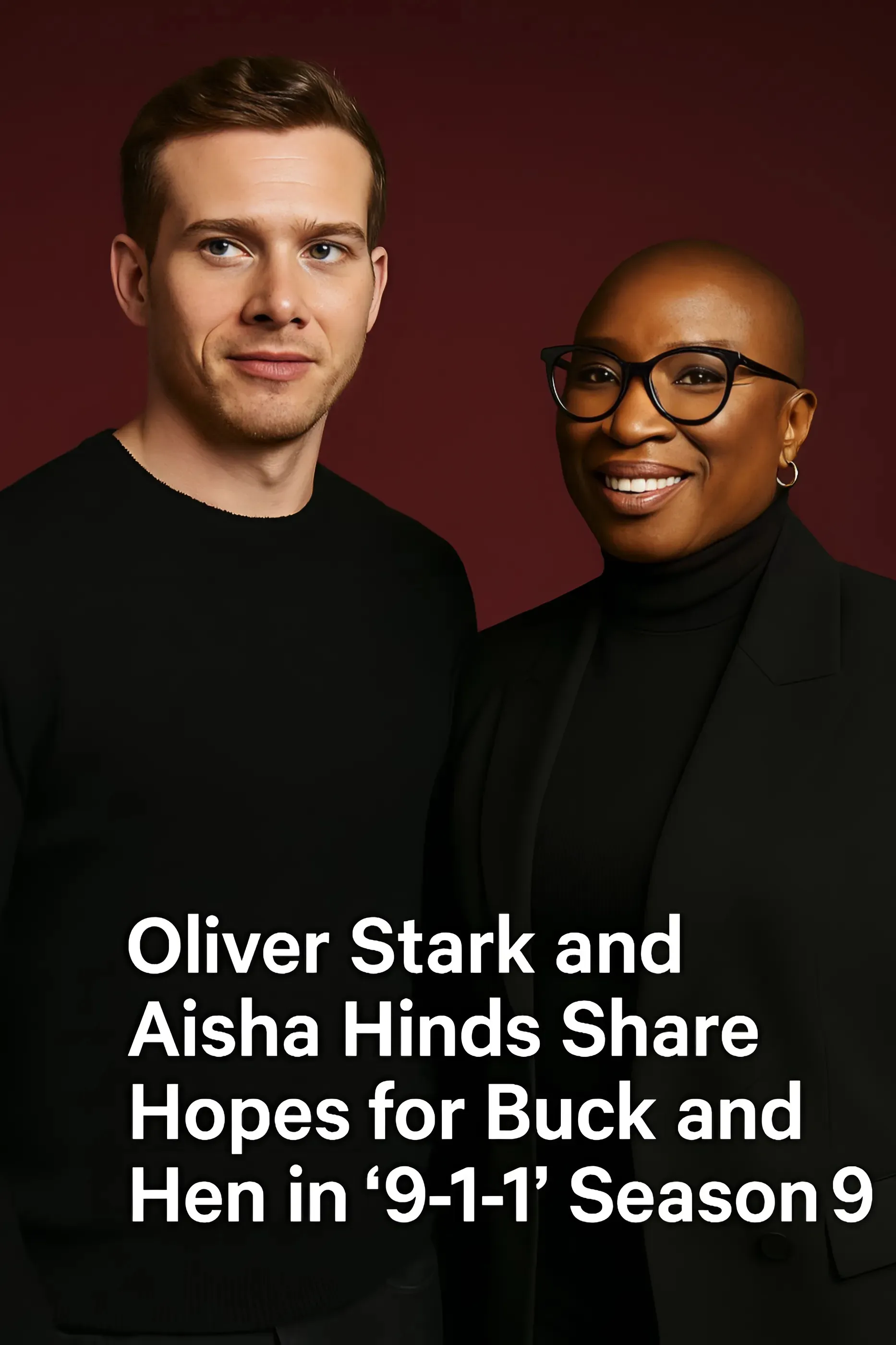‘9-1-1’: Oliver Stark & Aisha Hinds Share Hopes for ‘Mature Buck’ & Hen’s Family in Season 9