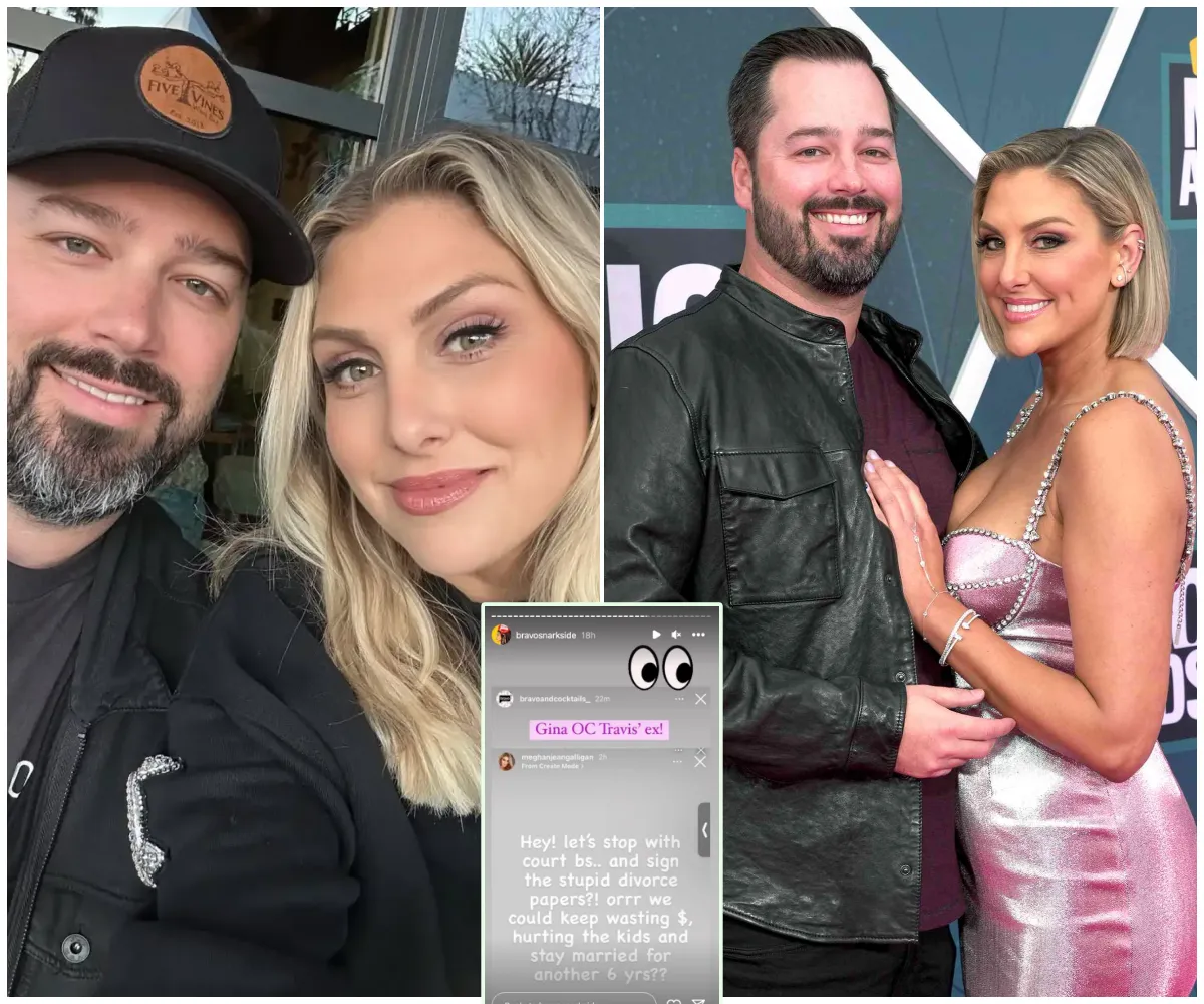 RHOC’s Gina Kirschenheiter Dragged Into Explosive Love Triangle Scandal – Accused of Covering Up Travis Mullen’s Secret Affair as Shocking Messages and Intimate Recordings Emerge Amid Custody War With Ex-Wife Meghan - suong