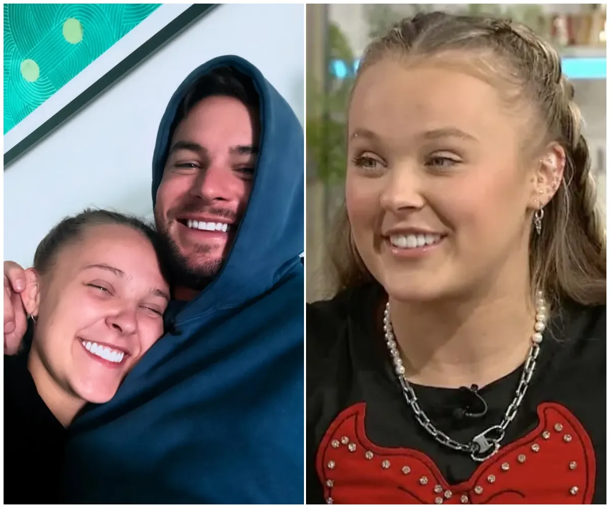 JoJo Siwa blushes and fumbles as she's grilled about romance with Love Island hunk Chris Hughes – after surprise airport reunion, poolside kisses and a “perfect Sunday” together - suong JoJo Siwa blushes and fumbles as she's grilled about romance with Love Island hunk Chris Hughes – after surprise airport reunion, poolside kisses and a “perfect Sunday” together - suong