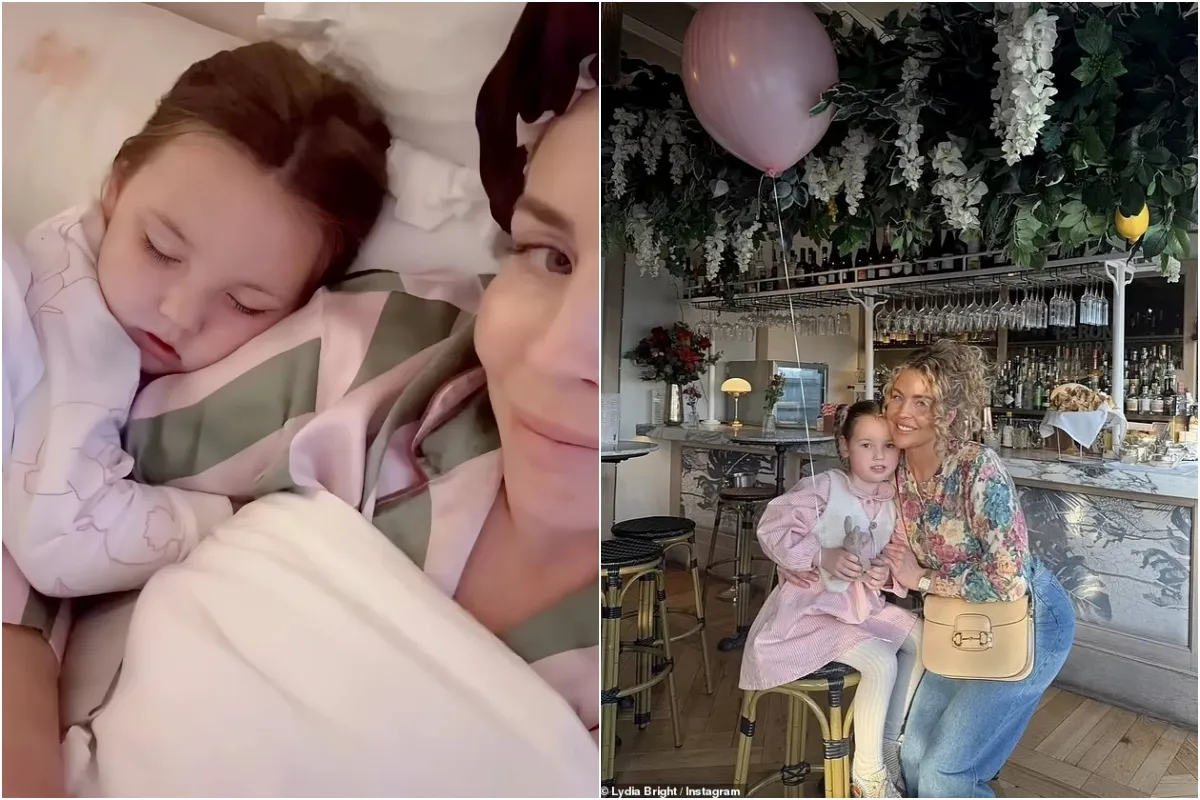 Lydia Bright hits back at mum-shamers after being blasted for revealing she still co-sleeps with her five-year-old daughter Loretta ngocc