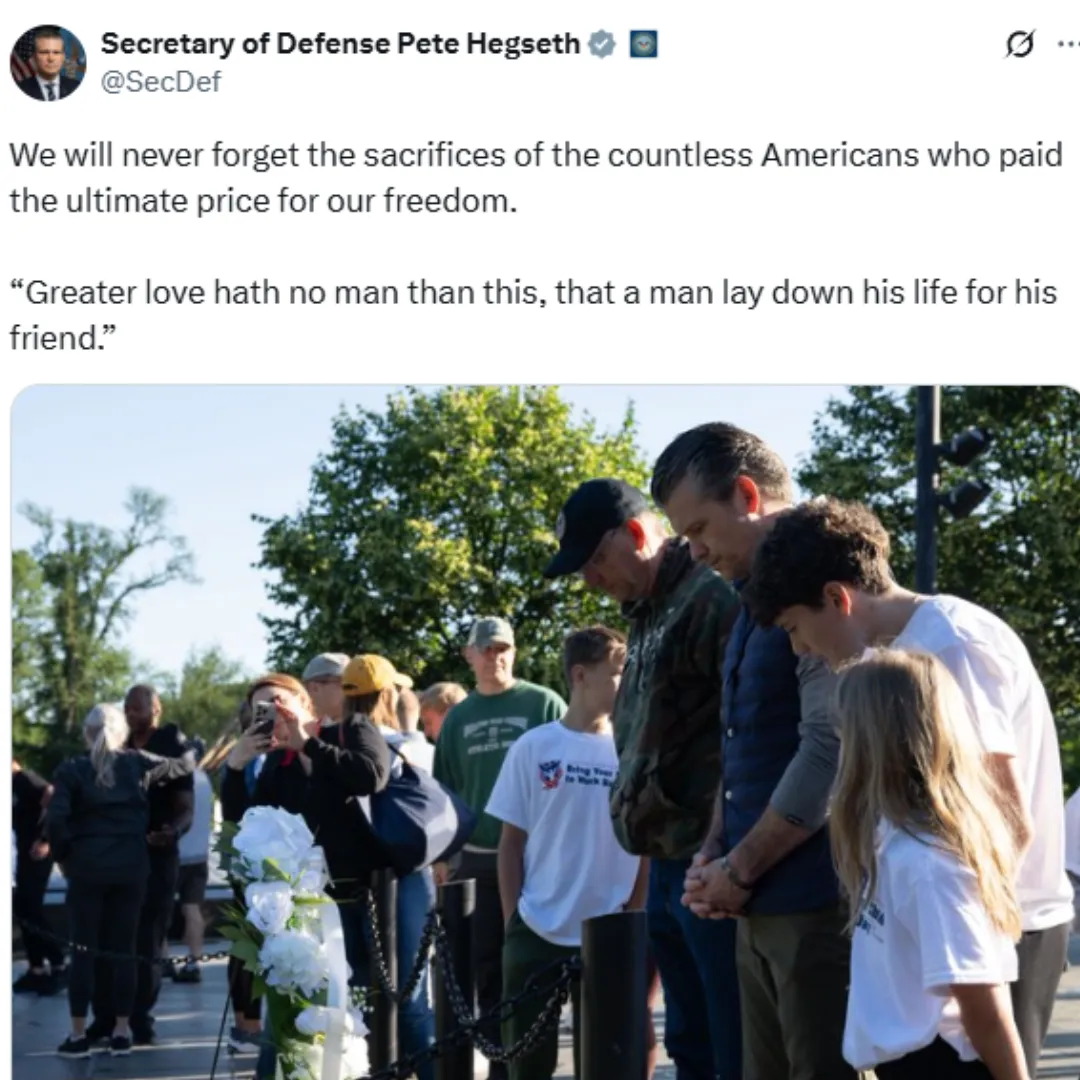 Pete Hegseth’s Powerful Tribute on X Honors America’s Fallen Heroes