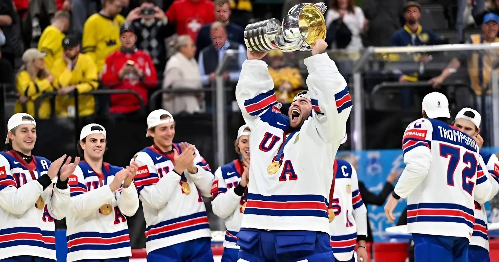 Jeremy Swayman was stellar in net to help Team USA win gold at 2025 World Championship