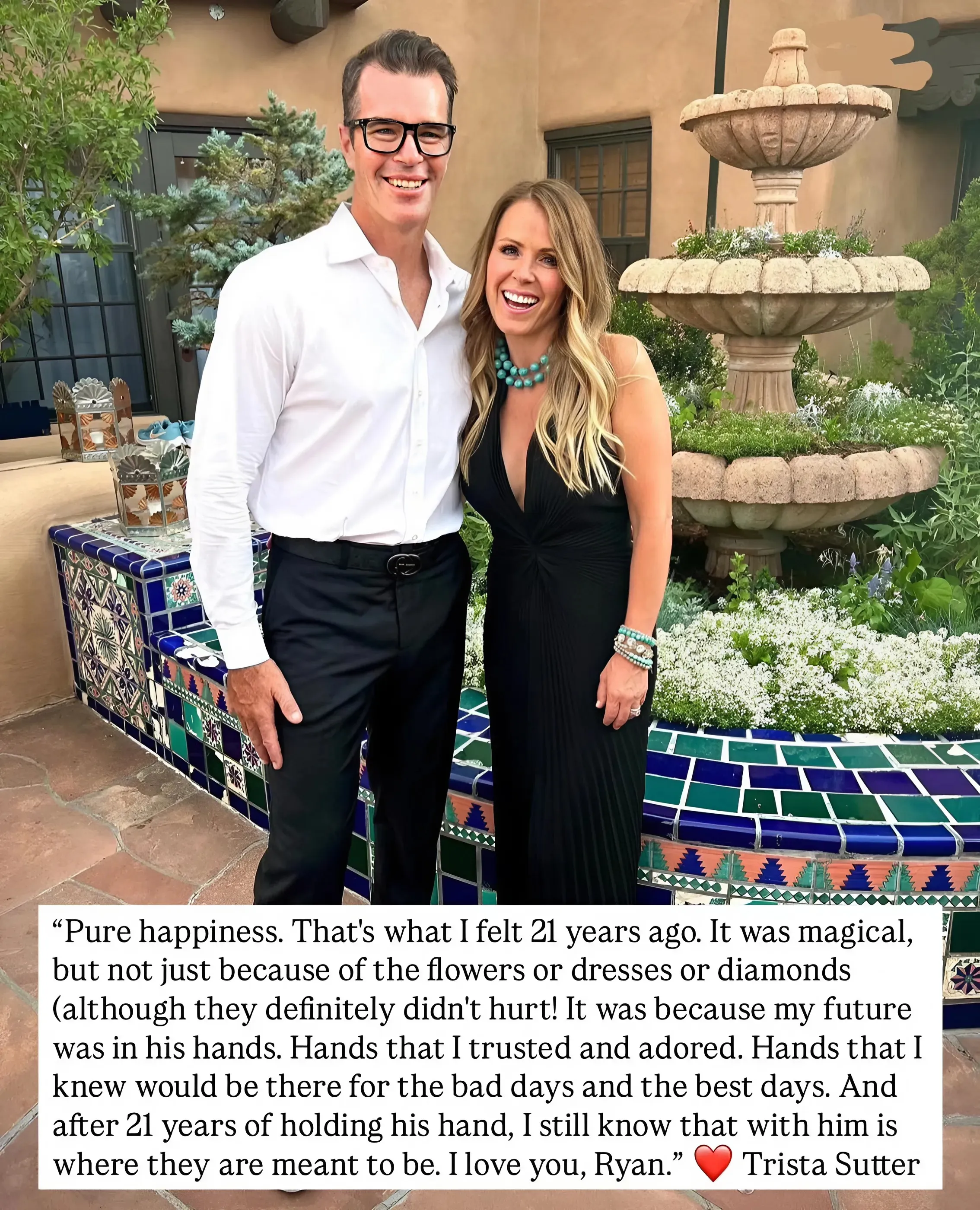Trista & Ryan Sutter have been married for 21 years