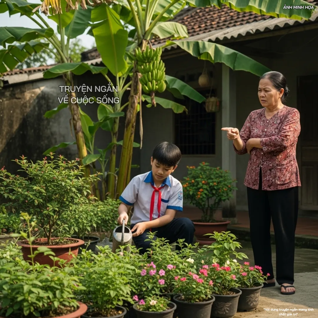 “Cháu trai mà suốt ngày tưới cây à?” – lời m-ỉa m-ai của chị chồng năm nào giờ trở thành cú t-át ngược khi con tôi thành công...
