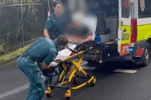 A man has been rushed to hospital after allegedly being assaulted during a break-in at a home this