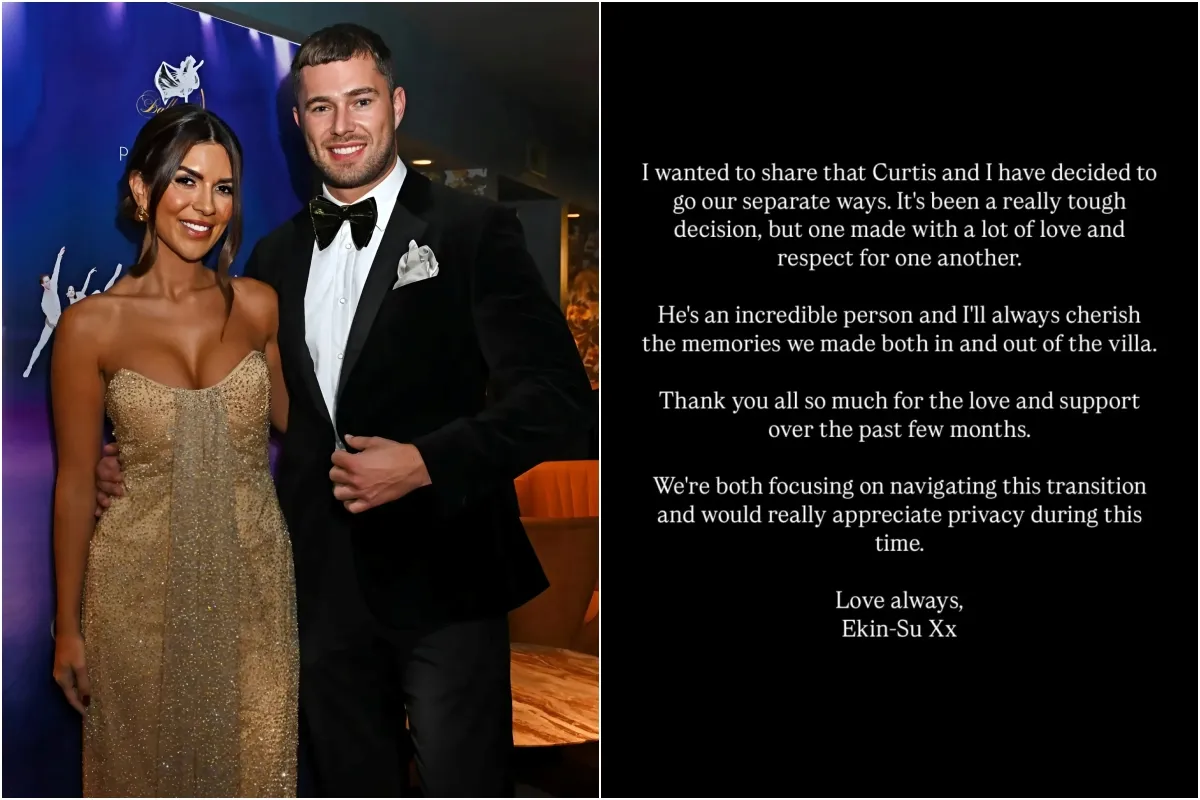 Ekin-Su and Curtis Pritchard SPLIT three months after Love Island All Stars ngocc