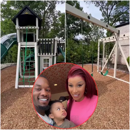 OMG! Cardi B reveals she dropped $20,000 on a playground set for her two children: 'It looks insane' OMG! Cardi B reveals she dropped $20,000 on a playground set for her two children: 'It looks insane'