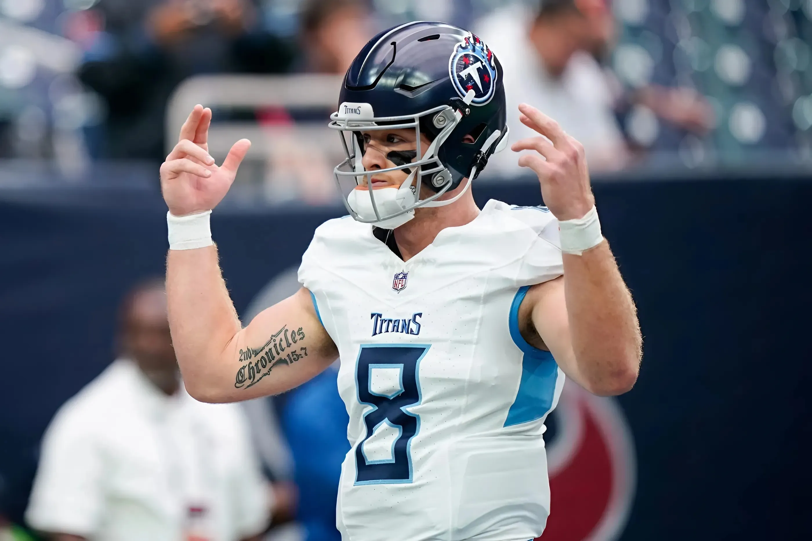 Jets Urged To Trade For 'Low-Risk, High-Reward' Titans QB To Back Up Justin Fields