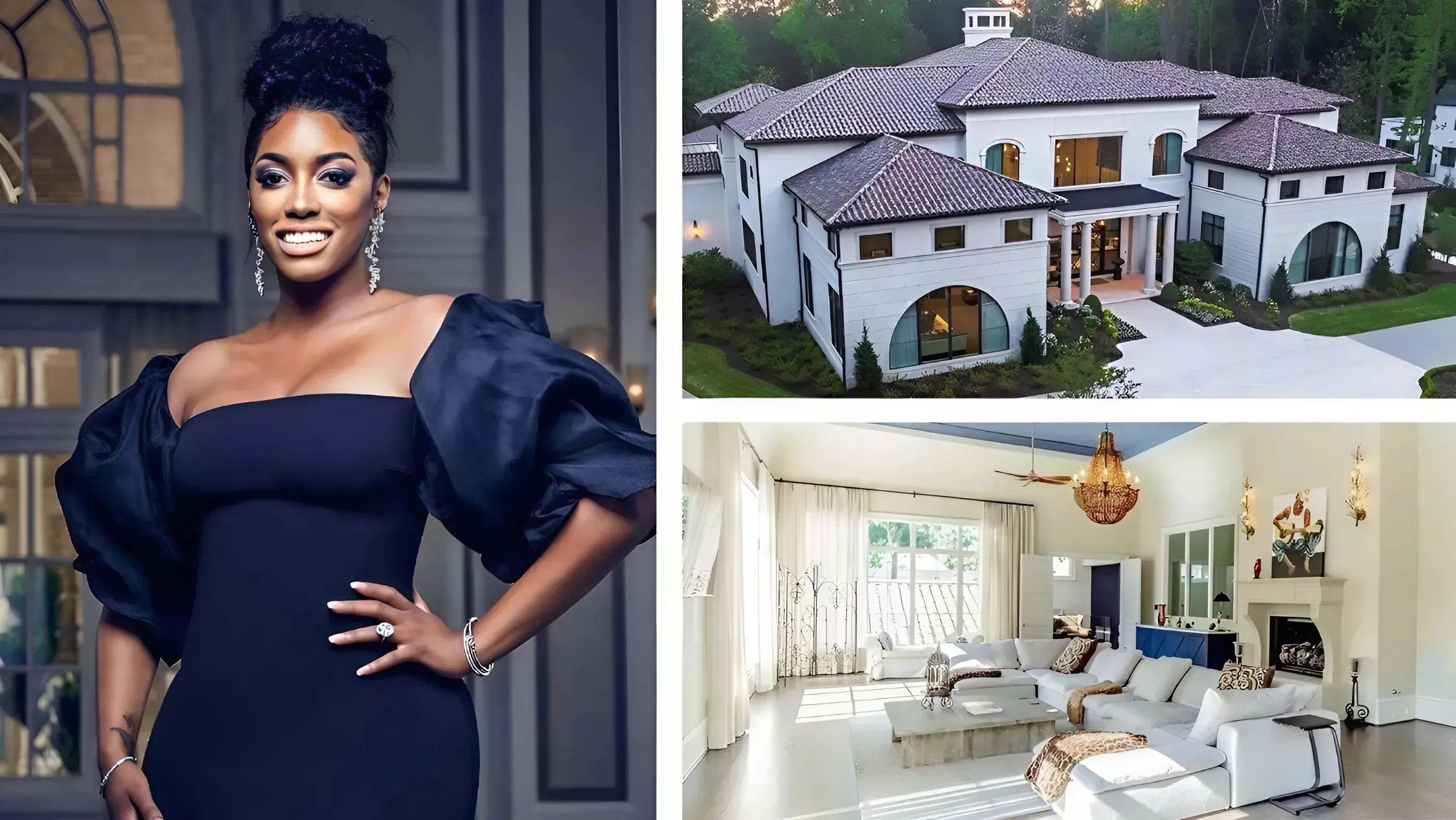 Porsha Williams Leaves Luxurious $7 Million Mansion After Unknown Husband Simon Guobadia Was Arrested by ICE – Revealing Her New $3.7 Million Home, See What's Inside.....