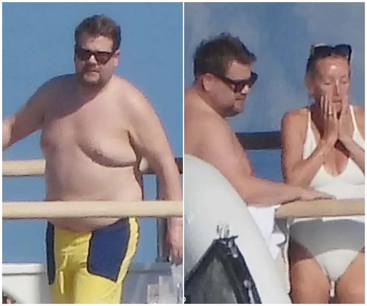 Shirtless and sun-kissed! James Corden flaunts his holiday glow as he relaxes with glamorous wife Julia Carey aboard a luxury yacht in Portofino—just weeks before his big Broadway comeback and whispers of a surprise political ambition - suong