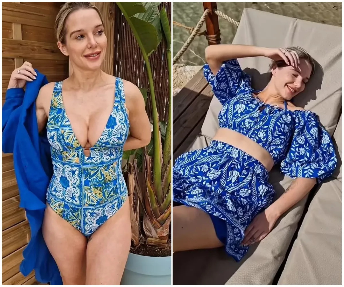 Struggling soap star Helen Flanagan has stripped down and stepped up – modelling skimpy £14 Primark swimwear in a sizzling new ad campaign after confessing to losing her £3.5million fortune and being forced to sell her ‘forever home’ - suong