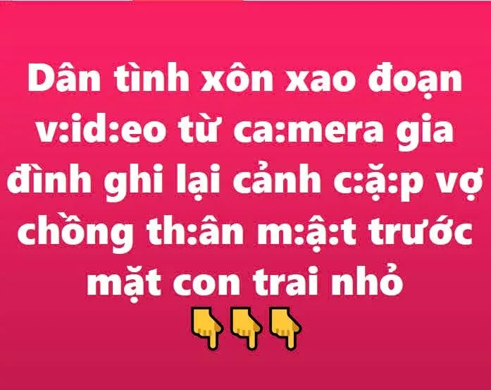 Dân tình xôn xao đoạn video từ camera gia đình ghi lại cảnh c/ặ/p v/ợ chồng th/ân m/ật trước mặt con trai nhỏ