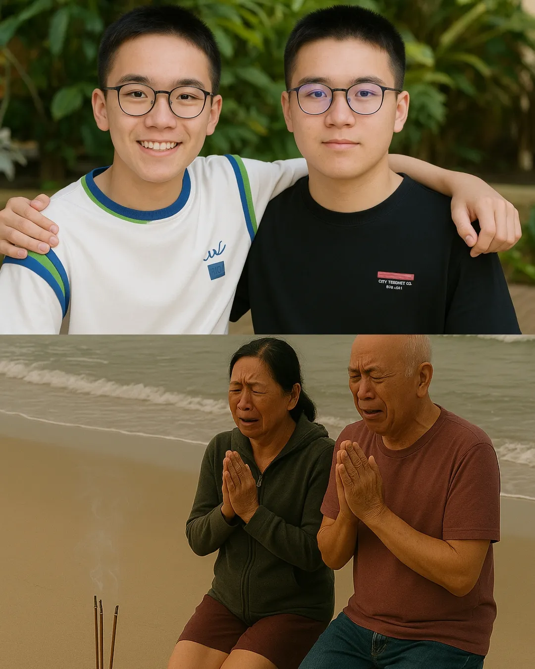 Người ta nghe thấy tiếng nức nở vọng ra từ căn nhà nhỏ cuối xóm