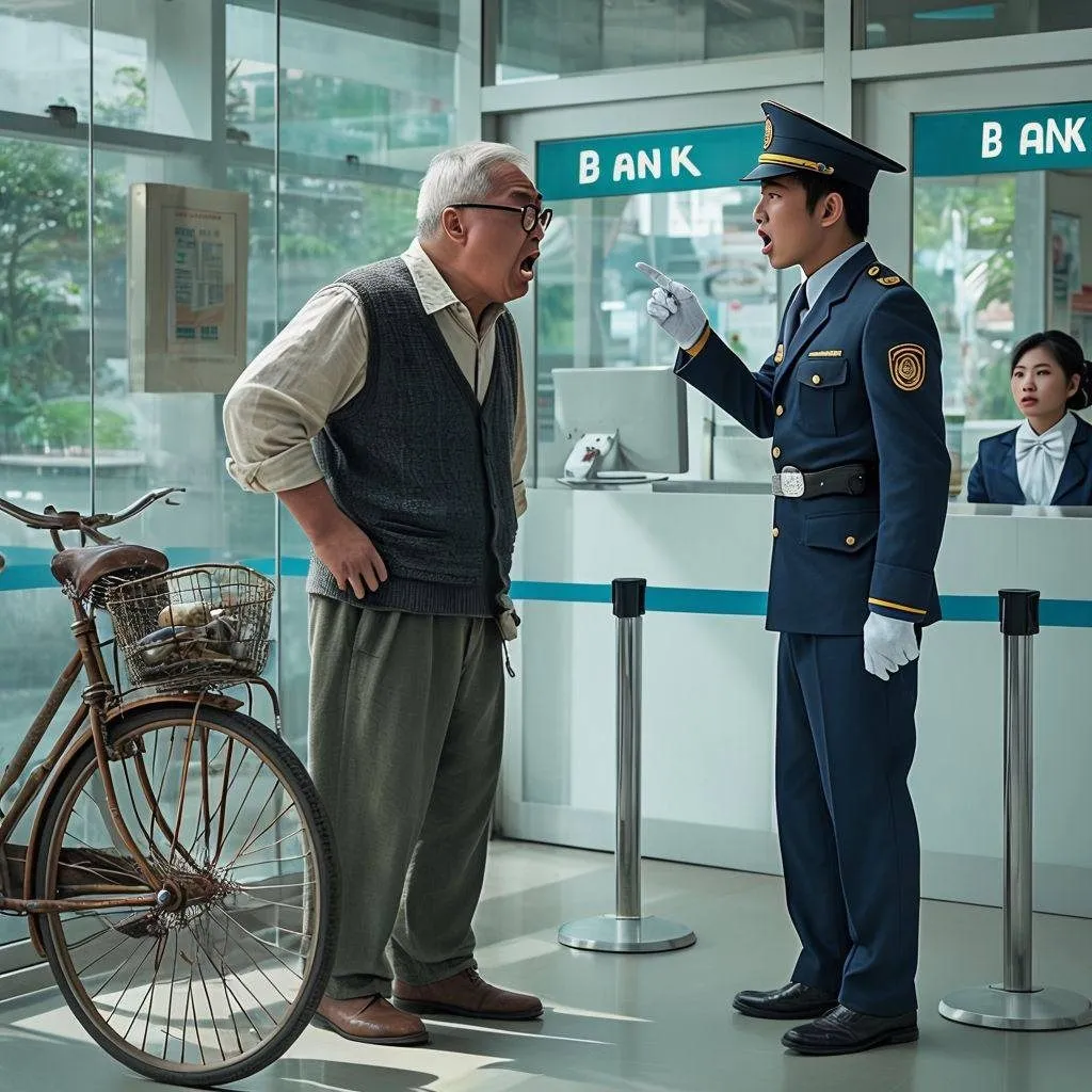 Ông Lão Đi Xe Đạp Cũ Vào Ngân Hàng, Giám Đốc Tái Mặt Vì Một Câu Nói Này!