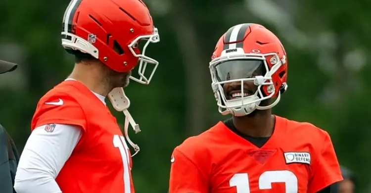 Joe Flacco makes a funny admission about being in a quarterback room with Browns rookie Shedeur Sanders