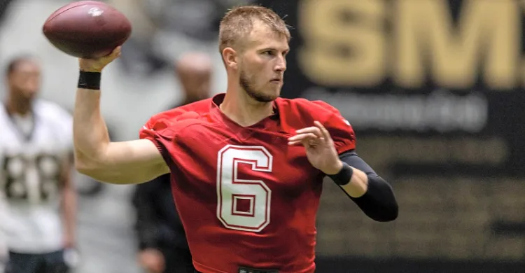Saints rookie QB Tyler Shough makes dazzling throw during OTAs that will make the NFL world do a double take