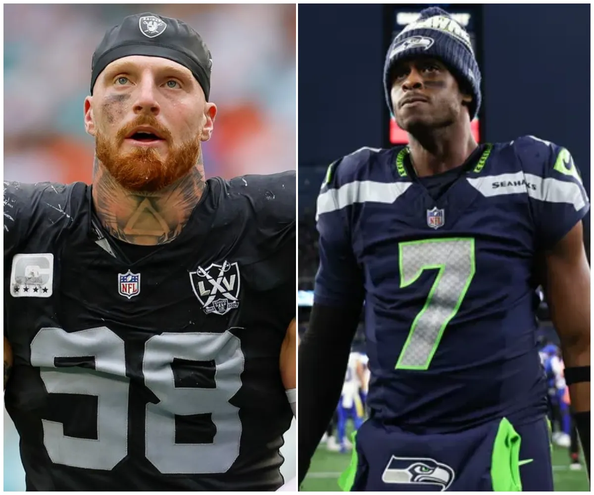 ‘He’s not done yet!’: Maxx Crosby DEFENDS Las Vegas Raiders’ commitment to Geno Smith over Shedeur Sanders as criticism mounts after NFL Draft snub – insists veteran QB still has ‘years left’ under new leadership of Pete Carroll and Tom Brady - suong