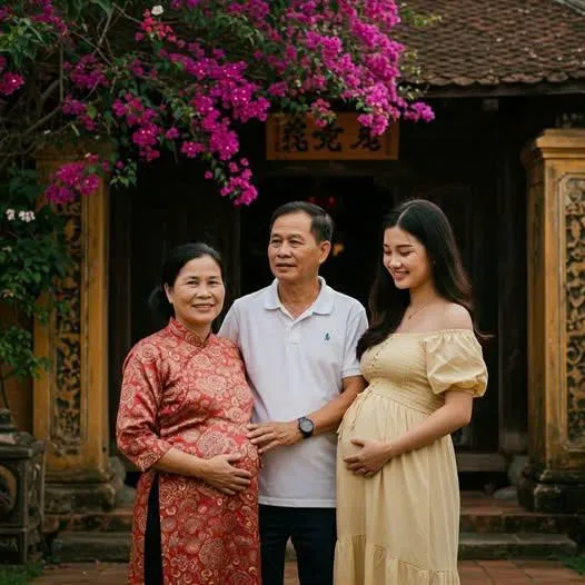 Mẹ chồng và con dâu có bầu cùng 1 thời gian, lúc đẻ ra, nhìn mặt 2 đứa trẻ người bố chồng xanh mặt