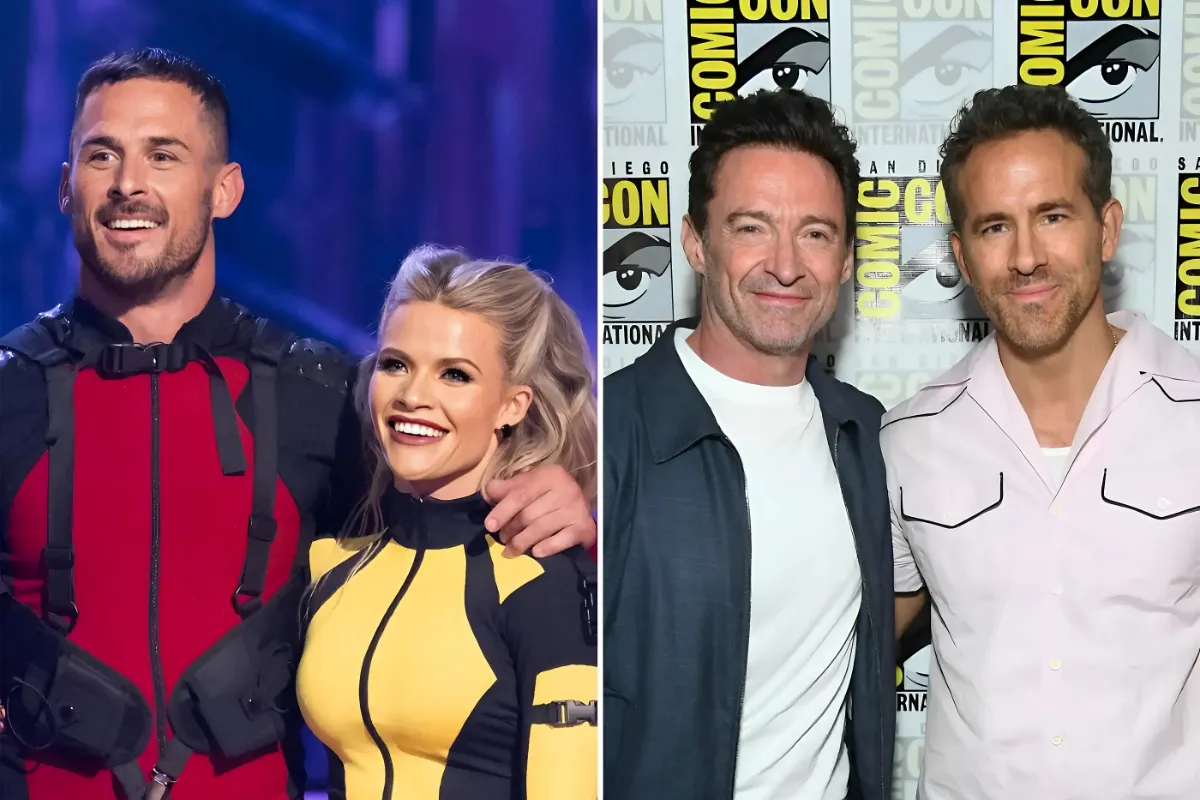 Danny and Witney Admit They’d Lose It if Ryan Reynolds or Hugh Jackman Watched Their ‘Deadpool’ Routine tram