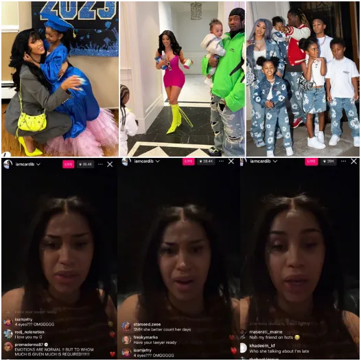 Cardi B slams prank caller who sent CPS to her home, reported her kids as in danger: ‘I’m f–ked up’