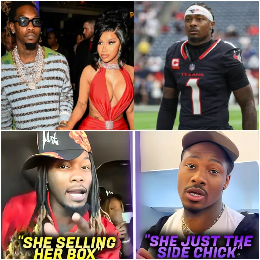 Offset and Stefon Diggs 'BLOCK' Cardi B over rumors with hidden meanings.