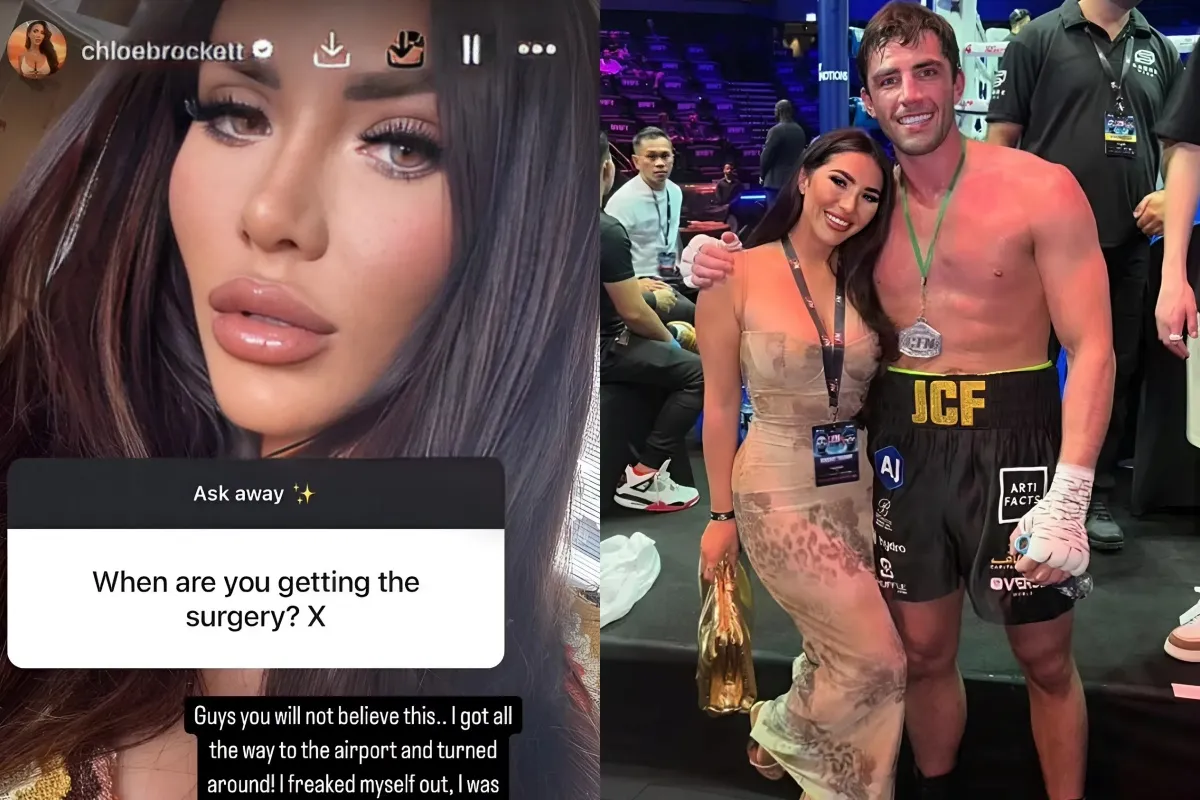 Chloe Brockett forced to cancel solo surgery trip abroad after suffering devastating panic attack following sixth split from Jack Fincham liennhi Chloe Brockett forced to cancel solo surgery trip abroad after suffering devastating panic attack following sixth split from Jack Fincham liennhi
