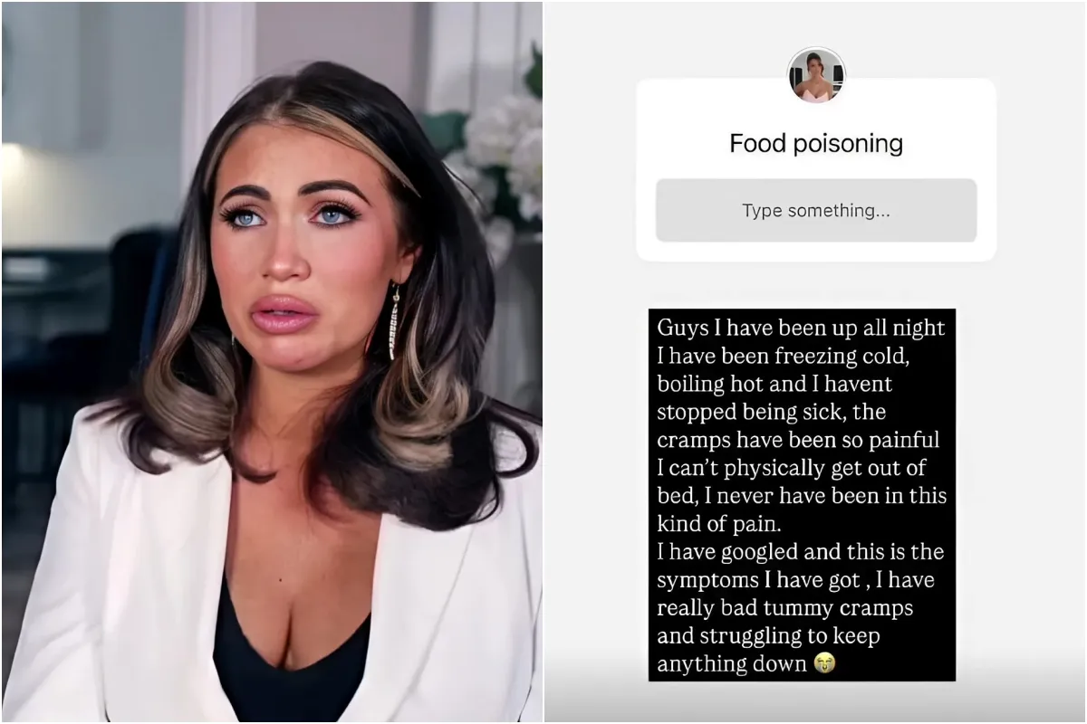 Amy Childs re.veals she's 'never been in so much pain and can't get out of bed' as she's struck down with mystery illness after shocking two stone weight loss ngocc