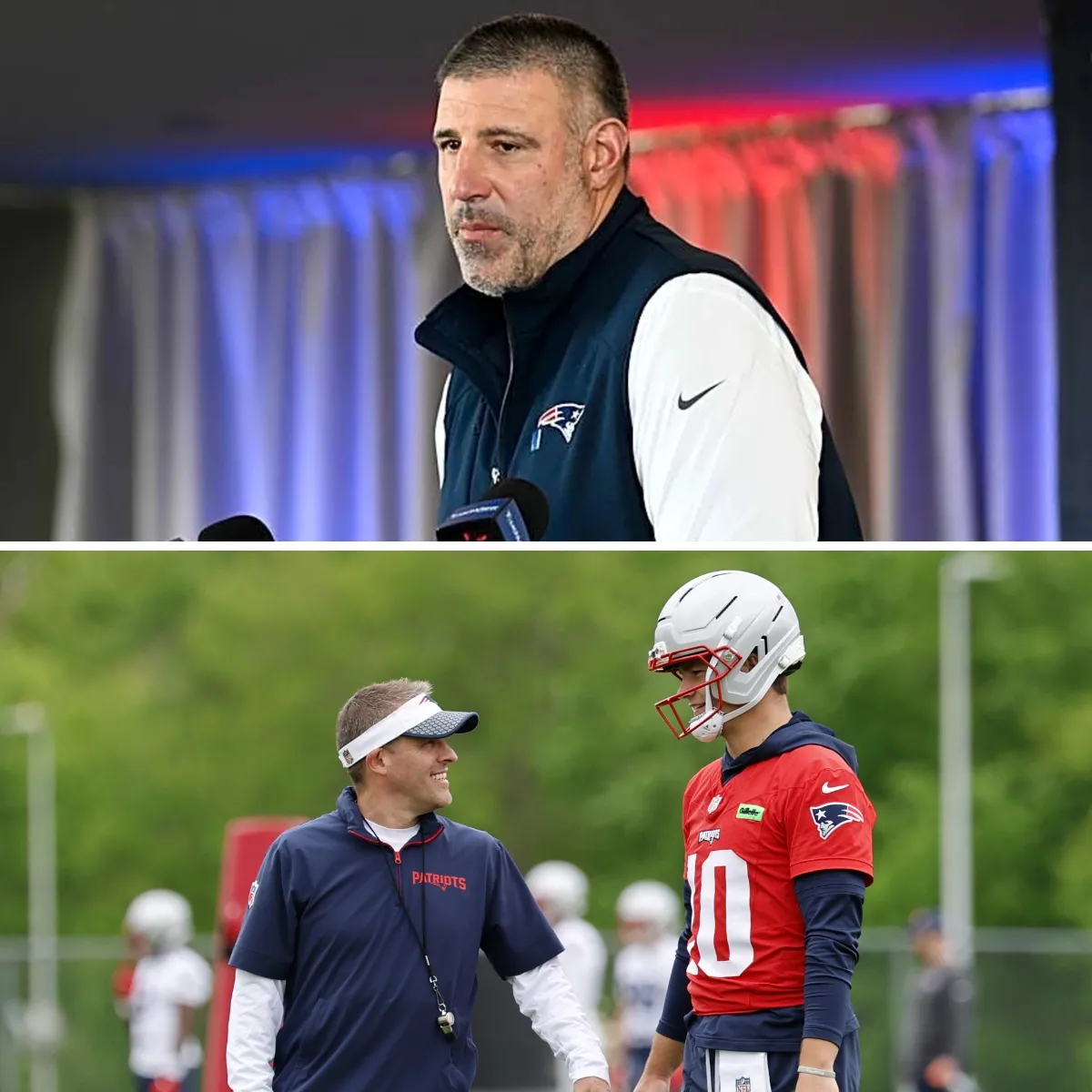 Patriots' Mike Vrabel Gets Brutally Honest on Drake Maye