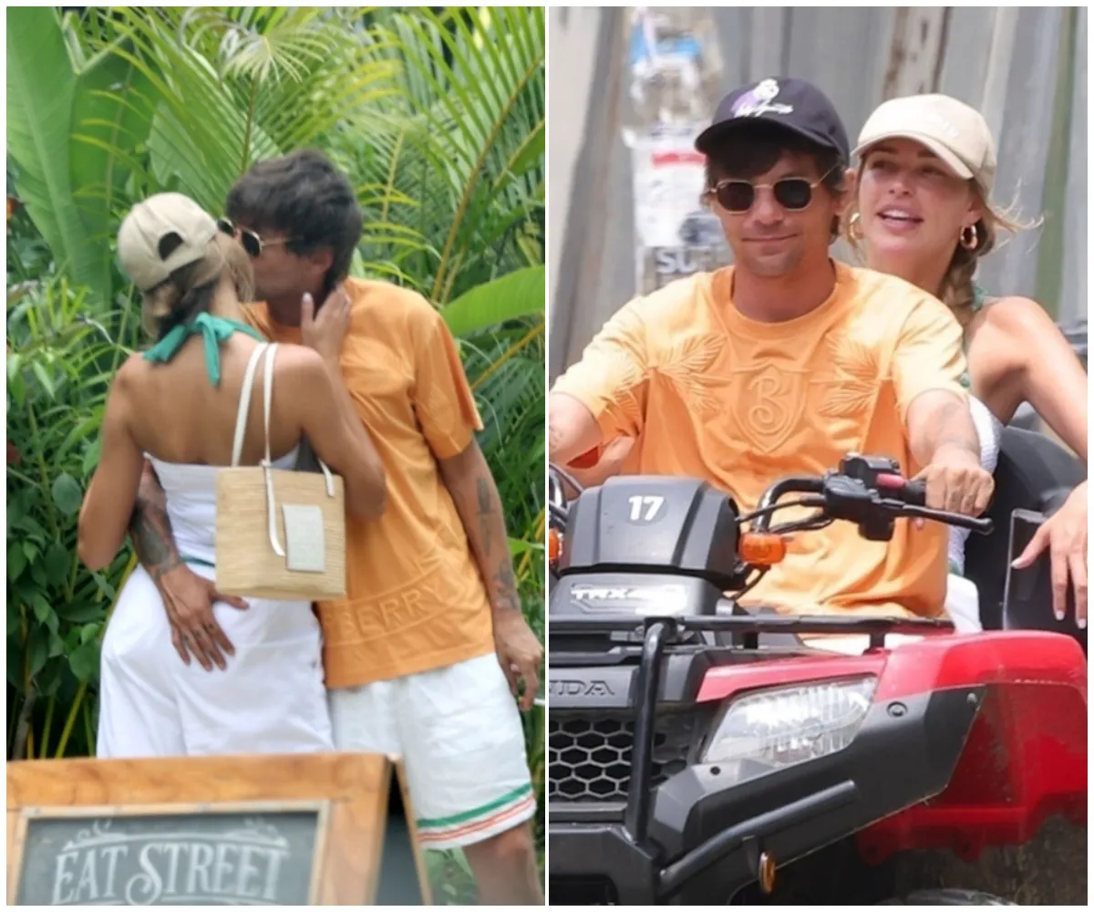 Hands all over! Louis Tomlinson squeezes Zara McDermott’s bum as they kiss, cuddle and cruise through Costa Rica on quad bikes during steamy sun-soaked getaway after confirming romance - suong