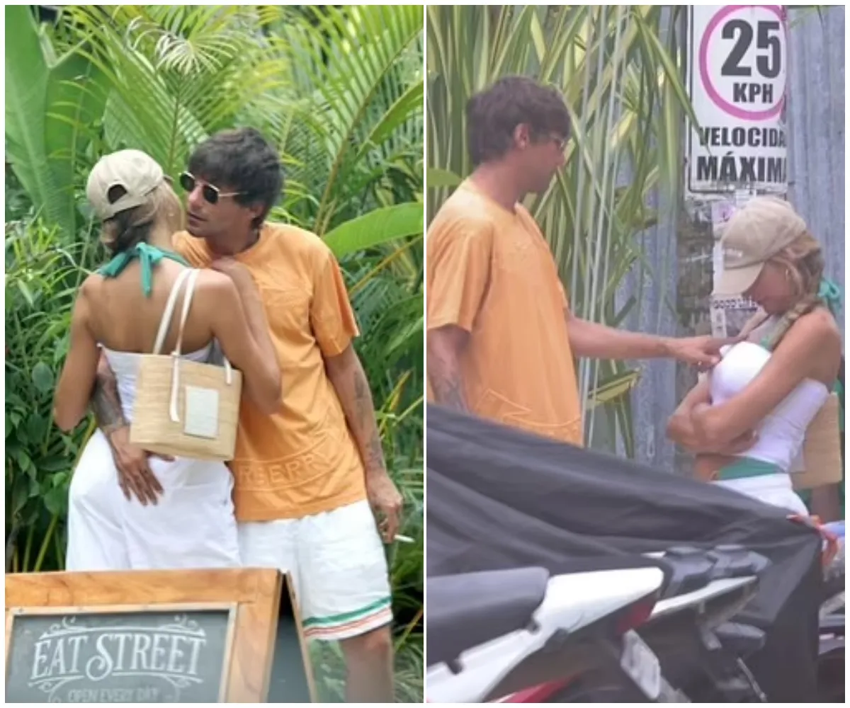 Zara McDermott and Louis Tomlinson can't keep their hands off each other as he cheekily grabs her bottom during romantic getaway to sun-soaked Costa Rica - suong
