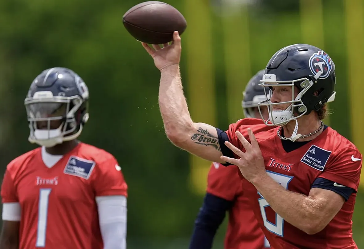 Will Levis ends Titans OTA practice with one throw that says it all