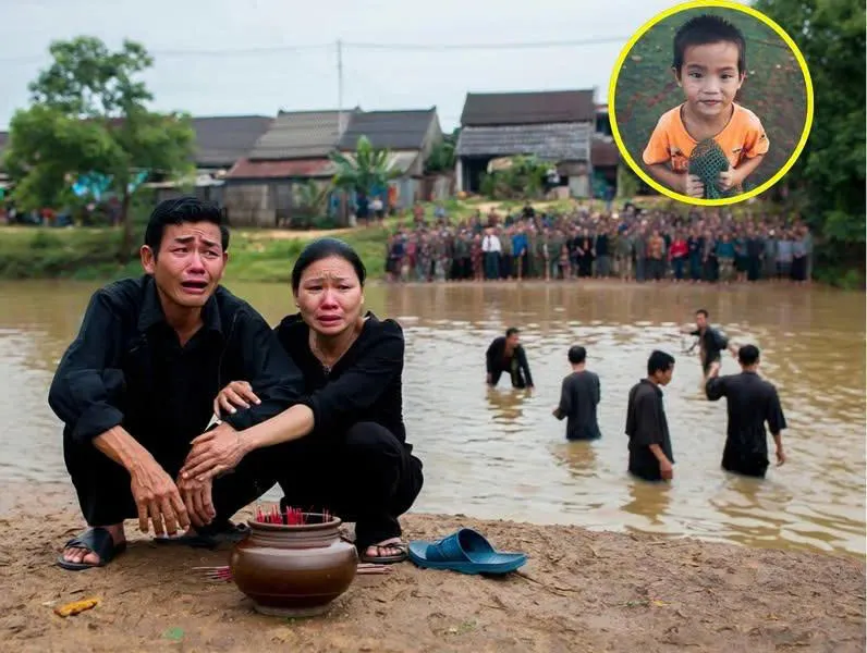 C-ậu b/é 6 t;/uổi ch-ết đuối ở trong hồ làng, nhưng cả làng tìm 3 ngày 3 đêm không thấy.y.