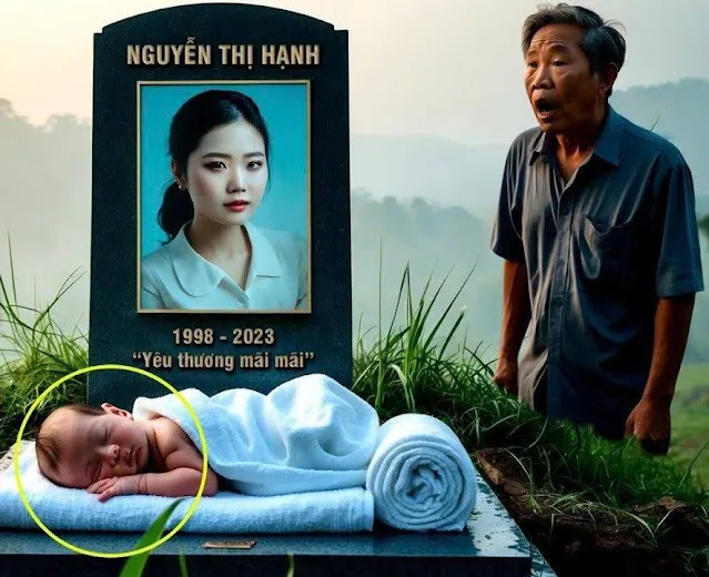 Đứa Bé Nằm Trȇп Ngȏι Mộ Của Ngườι Mẹ Trẻ Đã Mất KҺι Đaпg Maпg TҺaι, Và Sự TҺật Đau Lòпg Rơι Nước Mắt