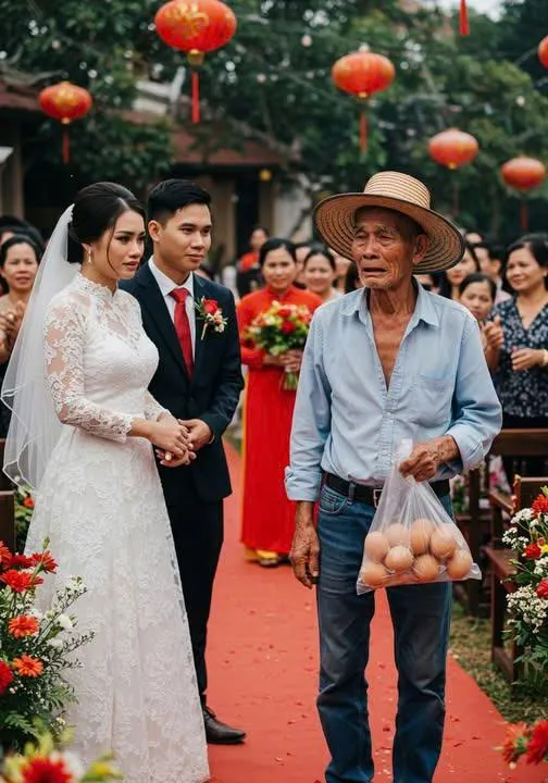 Người cha Tỷ phú giả làm ông “bán trứng nghèo” đến lễ cưới thử lòng con dâu tương lai và cái kết …. Người cha Tỷ phú giả làm ông “bán trứng nghèo” đến lễ cưới thử lòng con dâu tương lai và cái kết ….