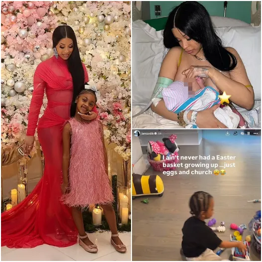 Cardi B REVEALS something few people know about: She never had an Easter basket growing up, only toys for her children! Cardi B REVEALS something few people know about: She never had an Easter basket growing up, only toys for her children!