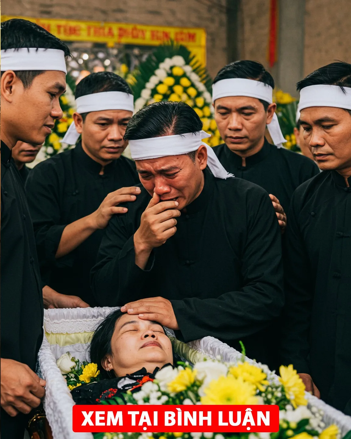 Người chồng đau khổ vuốt má vợ lần cuối trước khi đóng nắp qua;/n t;/ài nhưng khi vừa rời tay, má cô b:/ất ng;/ờ rơi ra một lớp, để l/ộ ra một khuôn mặt khiến họ hàng ch;/ết sững bỏ chạy, hóa ra... Người chồng đau khổ vuốt má vợ lần cuối trước khi đóng nắp qua;/n t;/ài nhưng khi vừa rời tay, má cô b:/ất ng;/ờ rơi ra một lớp, để l/ộ ra một khuôn mặt khiến họ hàng ch;/ết sững bỏ chạy, hóa ra...