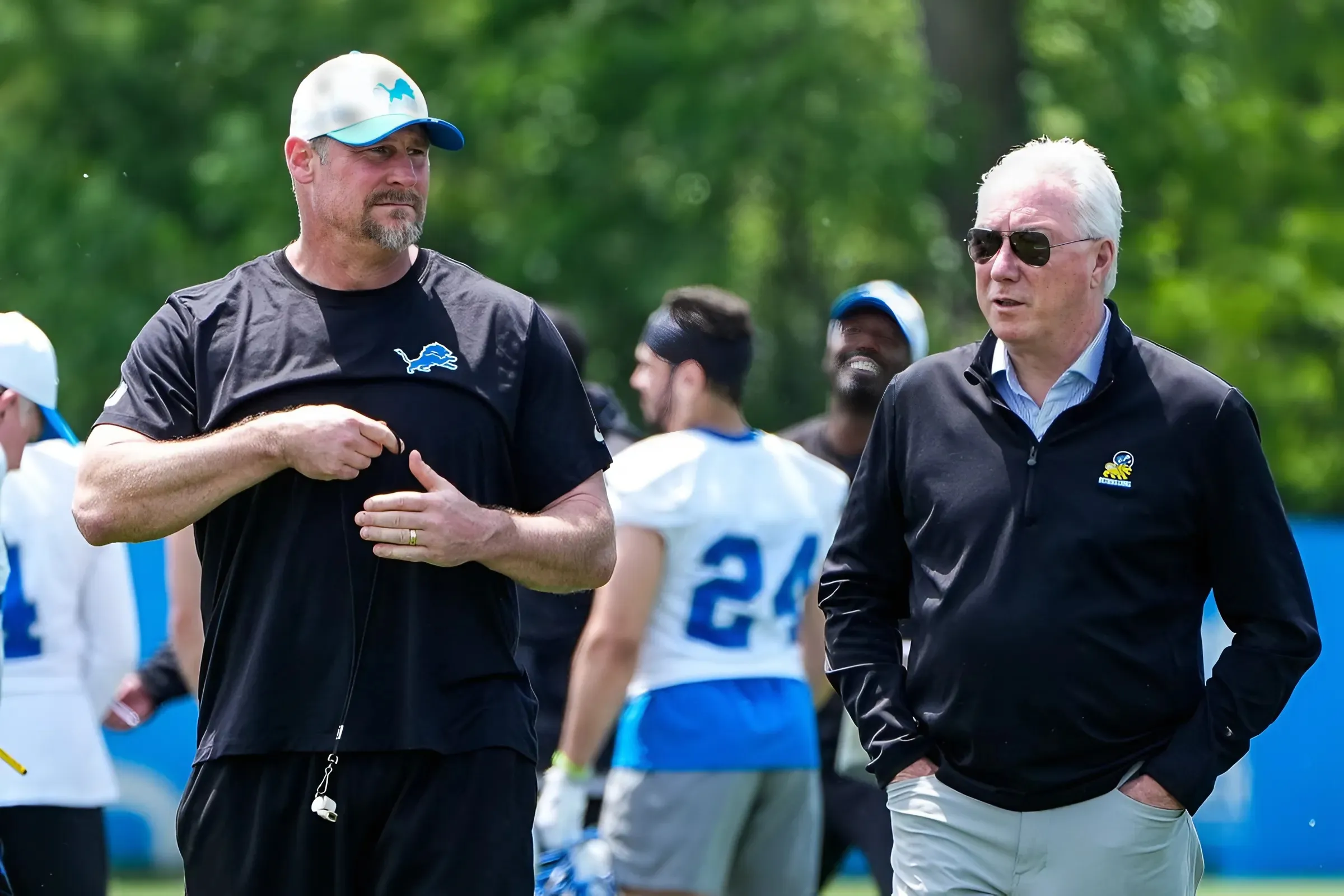 Dan Campbell not concerned about 2 potential Detroit Lions contract holdouts