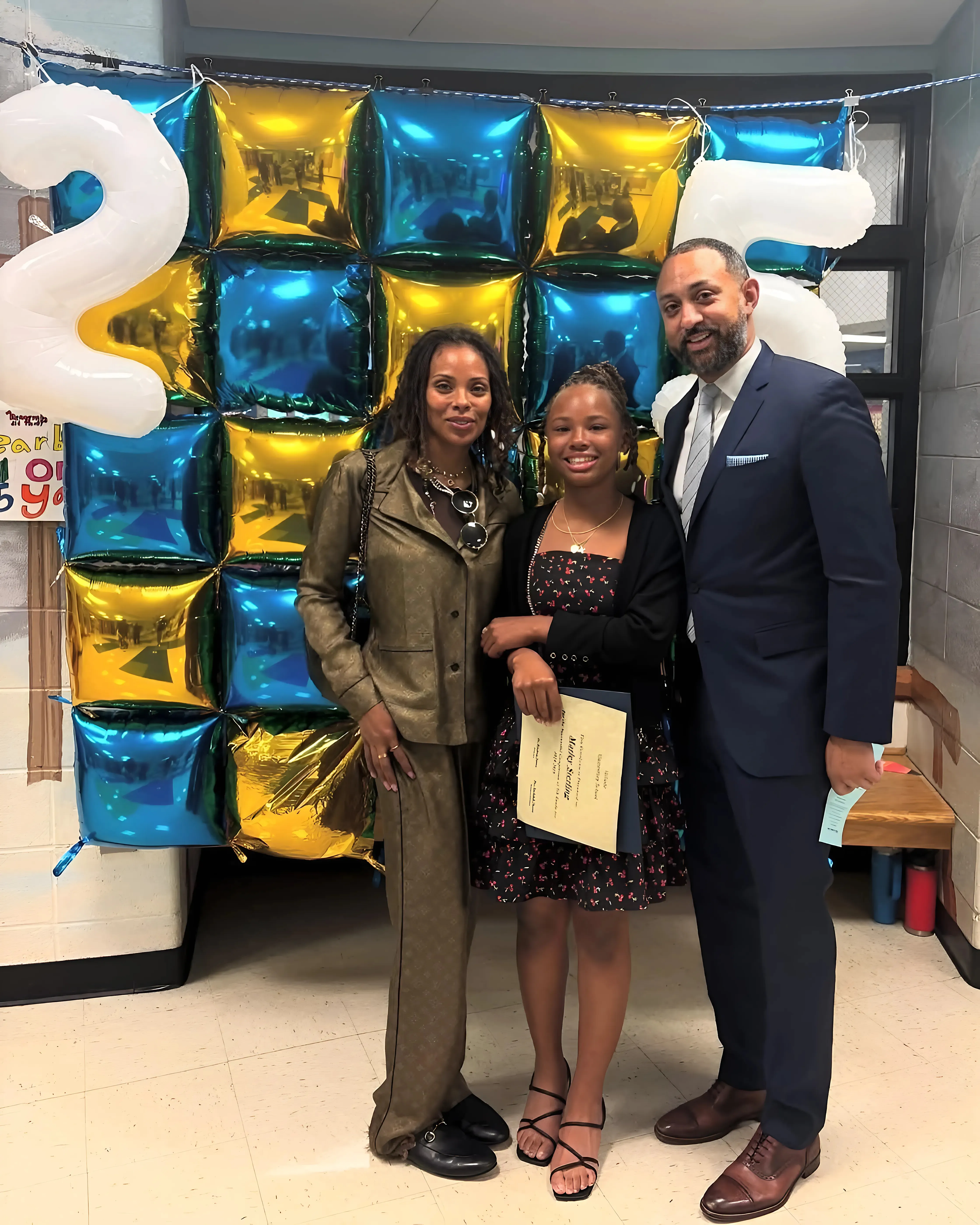 "Eva Marcille's Husband and Ex-husband Celebrate Daughter's Graduation Together - The Secret About the Non-Biological Father Surprises Fans!"