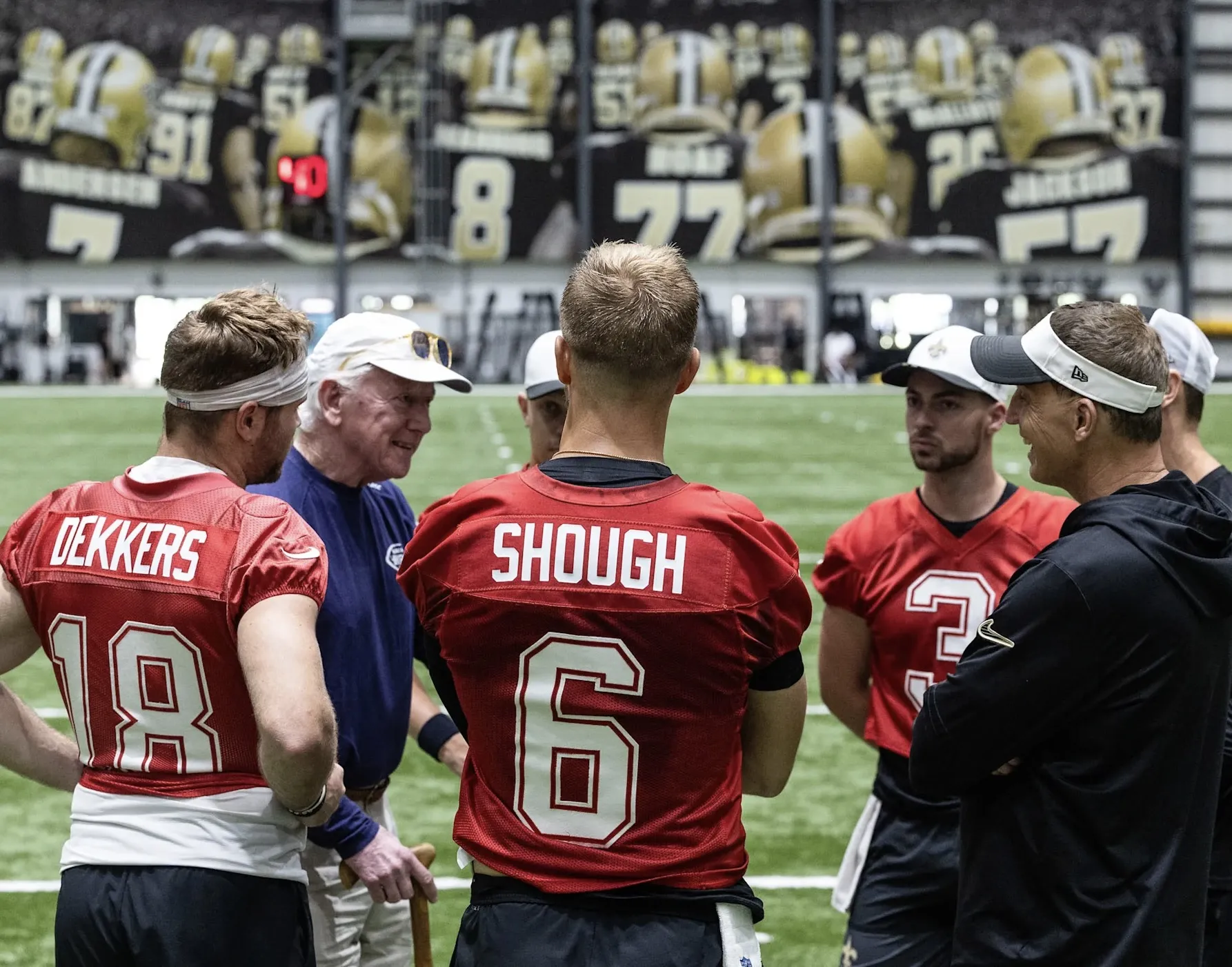 Tyler Shough is stealing the show at OTAs with his impressive arm talent