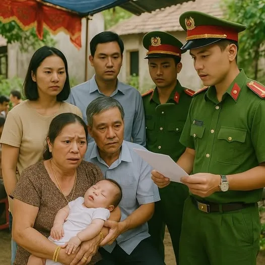 Bố mẹ chồng âm thầm đón cháu trai mới sinh về quê làm lễ đặt tên, 3 ngày sau con dâu kéo cả công an đến b;/ắt