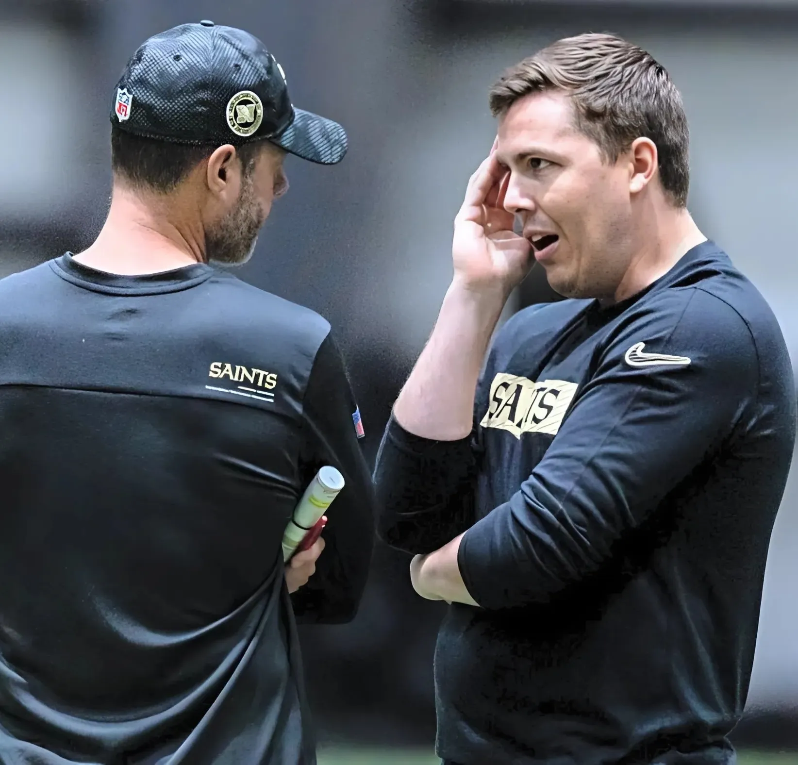 New Orleans Saints receive legendary visitor during OTAs practice that could help Spencer Rattler and Tyler Shough