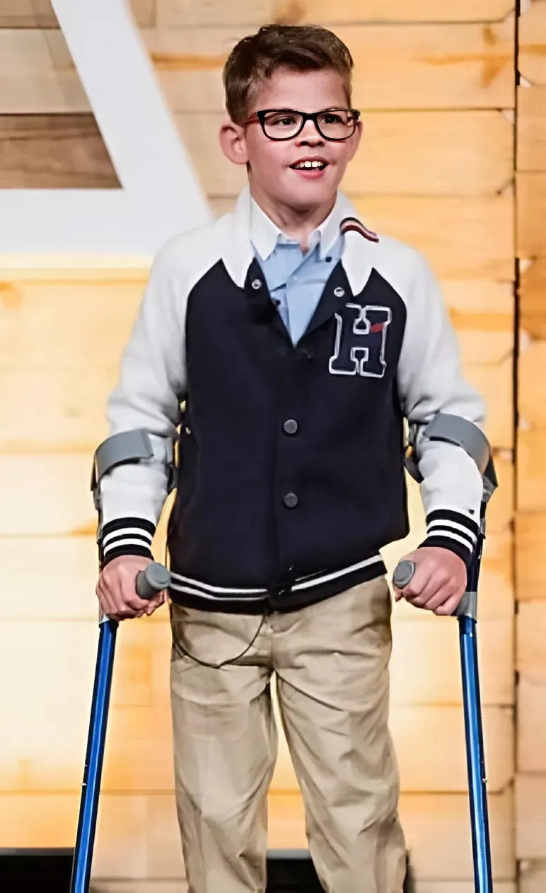 Tiny But Mighty: Young Boy with Crutches Steals the Show and Inspires Thousands