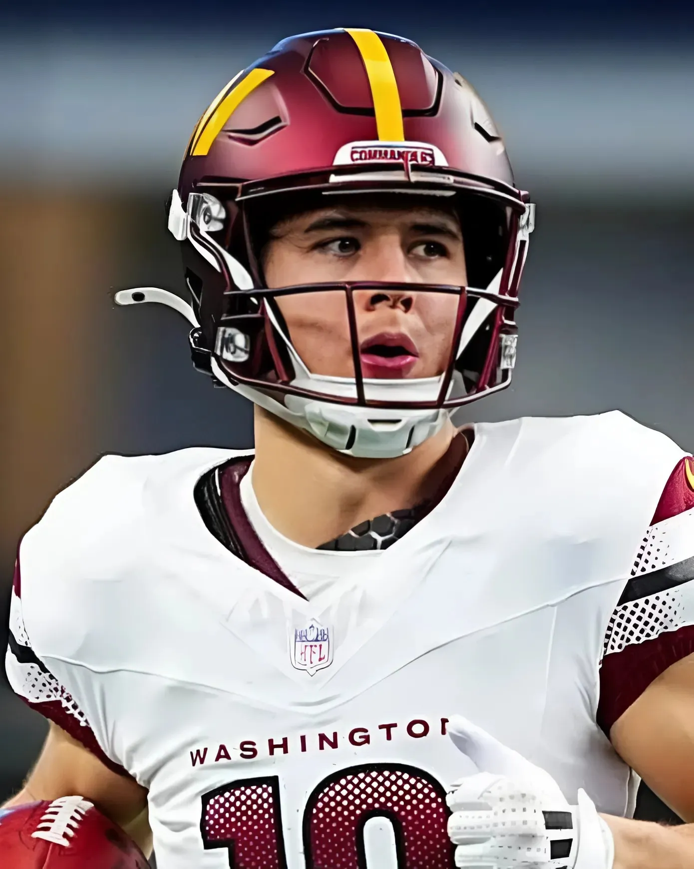 Luke McCaffrey Already Fighting for Reps in Stacked Commanders Offense Luke McCaffrey Already Fighting for Reps in Stacked Commanders Offense