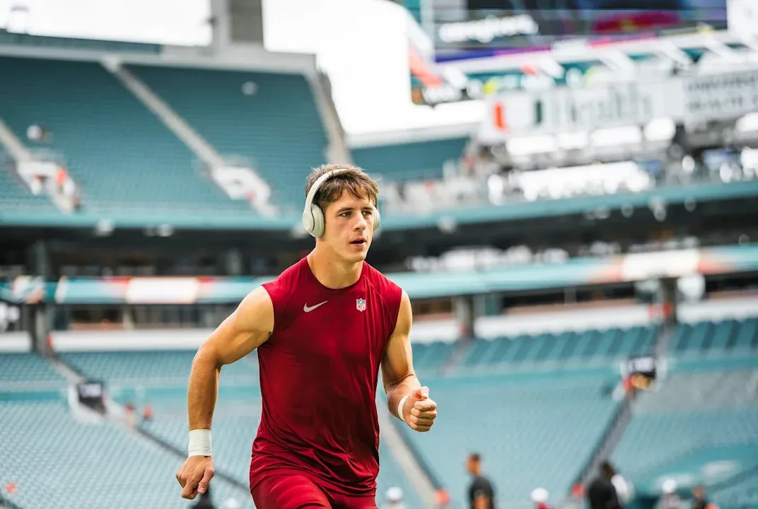 Luke McCaffrey already fighting to stay relevant in loaded Commanders offense